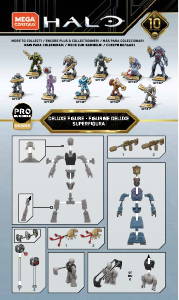 Kullanım kılavuzu Mega Construx set GFT39 Halo Cortana