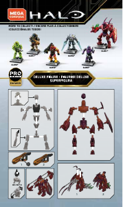 Kullanım kılavuzu Mega Construx set GLB57 Halo Spartan CQC