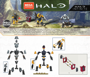 Bedienungsanleitung Mega Construx set GRN07 Halo UNSC Spartaner-Ausrüstungspaket