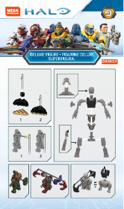 Manual Mega Construx set GCM27 Halo Graves