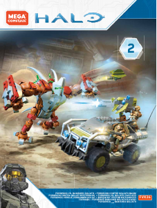 Mode d’emploi Mega Construx set FVK36 Halo Forgehog contre Goliath Banni