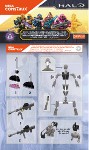 Mode d’emploi Mega Construx set FMM69 Halo Spartan Jun-A266