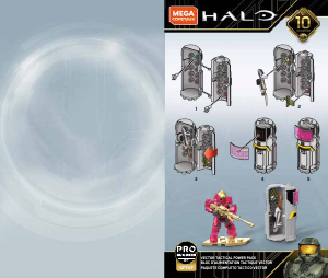 Handleiding Mega Construx set GFT47 Halo Vector Tactical Power Pack