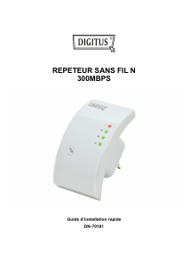 Mode d’emploi Digitus DN-70181 Répéteur