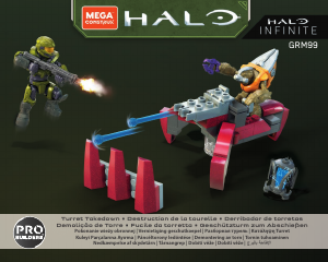 Handleiding Mega Construx set GRM99 Halo Turret Takedown