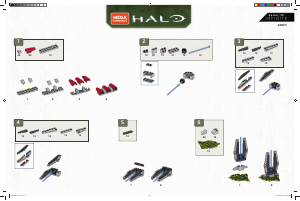 Manual de uso Mega Construx set GRN03 Halo Unidad de combate mercenaria