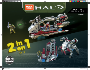 Bedienungsanleitung Mega Construx set GNB21 Halo Abfangjagd zu Boot