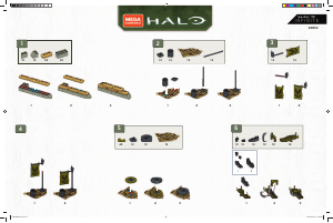 Manual de uso Mega Construx set GRN02 Halo Unidad de combate del UNSC