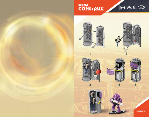 Manuale Mega Construx set FMM82 Halo Potenziamento Carica di Velocità