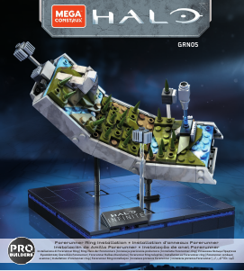 Manual de uso Mega Construx set GRN05 Halo Instalación de Ring de Forerunner