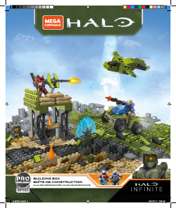 Manual Mega Construx set GPT03 Halo Building Box