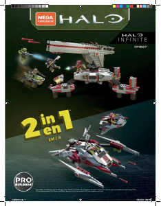 Manual de uso Mega Construx set GNB27 Halo Choque en el punto de defensa