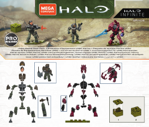 Manuale Mega Construx set GRN08 Halo Kit tenuta da marine UNSC