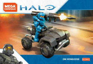 Manual de uso Mega Construx set GCM45 Halo ONI Mongoose