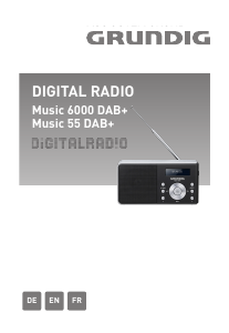 Bedienungsanleitung Grundig Music 6000 DAB+ Radio