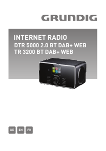 Mode d’emploi Grundig DTR 5000 2.0 BT DAB+ WEB Radio