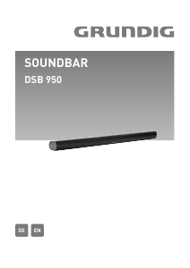 Bedienungsanleitung Grundig DSB 950 Lautsprecher