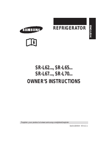 Manual Samsung SR-L679EVPS Fridge-Freezer