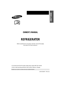 Handleiding Samsung RT53EANB Koel-vries combinatie