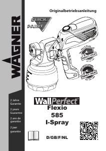 Manual Wagner WallPerfect Flexio 585 Paint Sprayer