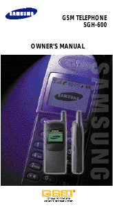 Manual Samsung SGH-600SV Mobile Phone