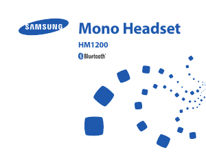 Manual Samsung HM1200 Headset