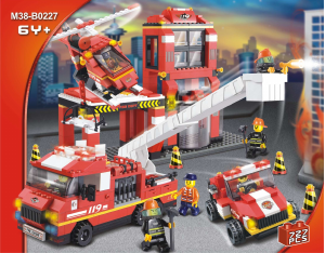 Bedienungsanleitung Sluban set M38-B0227 Fire Feuerwehr