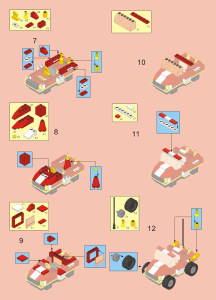 Handleiding Sluban set M38-B0217 Fire Mini brandweerjeep
