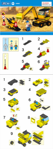 Manual Sluban set M38-B9600 Town Excavator