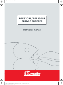 Manual Baumatic BFE320SS Fridge-Freezer