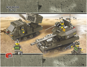 Handleiding Sluban set M38-B0288 Army Artillerie eenheid