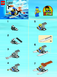 Bruksanvisning Lego set 30225 City Sjöflygplan