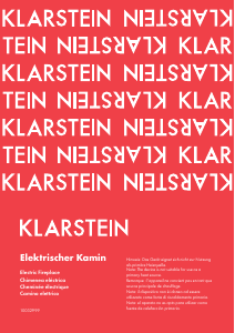 Manuale Klarstein 10032999 Camino elettrico