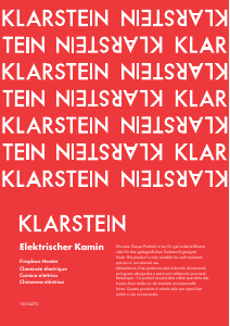 Manual de uso Klarstein 10034270 Chimenea electrica