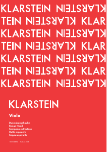 Manual de uso Klarstein 10034862 Viola Campana extractora