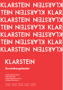 Bedienungsanleitung Klarstein 10034975 Dunstabzugshaube