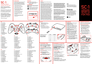 Manual de uso Gioteck SC-1 (PS3) Mando