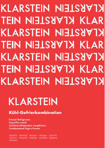 Manual de uso Klarstein 10029331 Frigorífico combinado