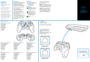 Bedienungsanleitung Gioteck VX-1 (PS3) Controller