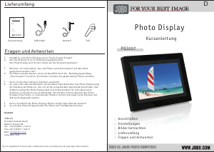 Bedienungsanleitung Jobo PDJ007 Digitaler bilderrahmen