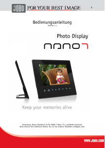 Bedienungsanleitung Jobo PDN071 Nano 7 Digitaler bilderrahmen