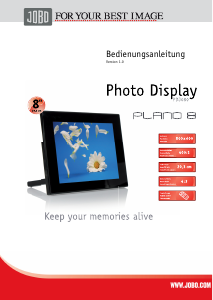 Bedienungsanleitung Jobo PDP080 Plano 8 Digitaler bilderrahmen