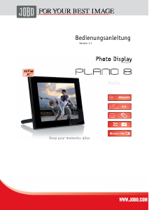 Bedienungsanleitung Jobo PDP082 Plano 8 Digitaler bilderrahmen