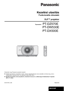 Használati útmutató Panasonic PT-DZ570E Vetítő