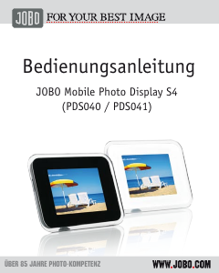 Bedienungsanleitung Jobo PDS041 S4 Digitaler bilderrahmen