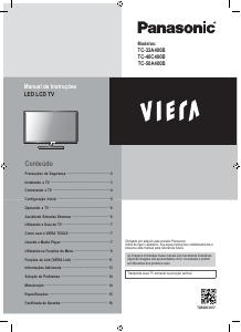 Manual Panasonic TC-40C400B Viera Televisor LED