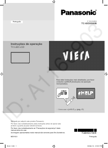 Manual Panasonic TC-65DX900B Viera Televisor LED