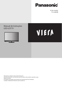 Manual Panasonic TC-L28X5B Viera Televisor LED