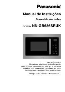 Manual Panasonic NN-GB686SRUK Micro-onda
