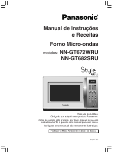 Manual Panasonic NN-GT682SRU Micro-onda